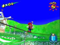 une photo d'Ã©cran de Super Mario Sunshine sur Nintendo Gamecube